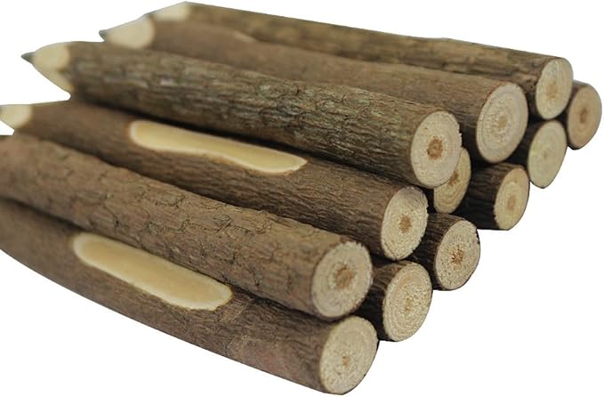 Handmade Wooden Ballpoint Pen Creative Original Ecological Wood Pen Short Style (about 5 inches, 13 cm) - 12 pcs