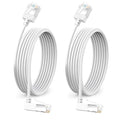Flexible Cat 6A Ethernet Cable 270° Up Angled 3.3 Feet 2Pack, 10Gbps High-Speed by DUTEVOLNS