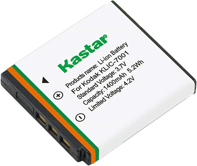 Kastar 3-Pack K7001 Battery and AC Wall Charger Replacement - Image 2