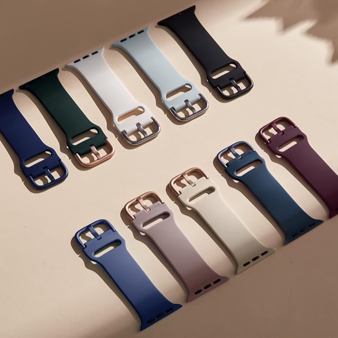 Sport Band Compatible with Apple Watch Bands 49mm 46mm 45mm 44mm 42mm 41mm 40mm - Image 3