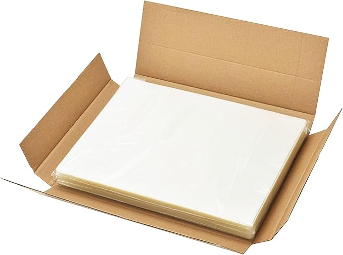 500 PackThermal Laminating Pouches, 9 x 11.5 Inches, 5 Mil Thick Clear Laminating Sheets