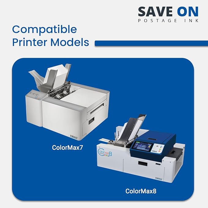 Save On Postage Ink, (2-Pack Memjet Ink Cartridge Compatible Formax CJ-22 | Memjet Ink Compatible HI-Cap Yellow Ink Tank for ColorMax7 and ColorMax8 | 2 Pack