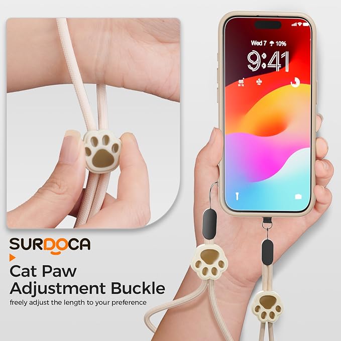 SURDOCA Adjustable Phone Lanyard Wrist Strap, Camera Wrist Strap, Nylon Wrist - Image 3