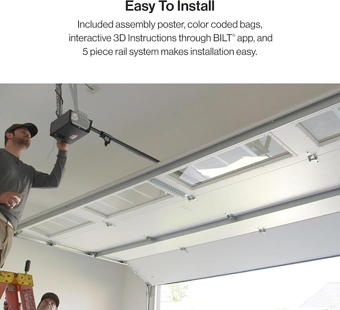 Genie QuietLift Connect – WiFi Smart Garage Door Opener - Image 4