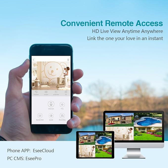Wireless Security Camera System 16CH Expandable - Image 7