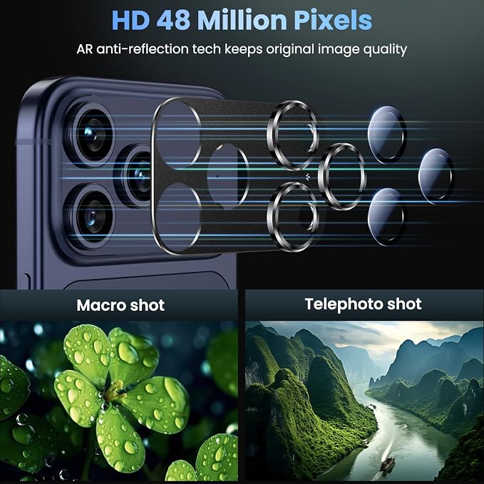 Uyiton Compatible with iPhone 17 Pro Max Camera Lens Protector - Image 3