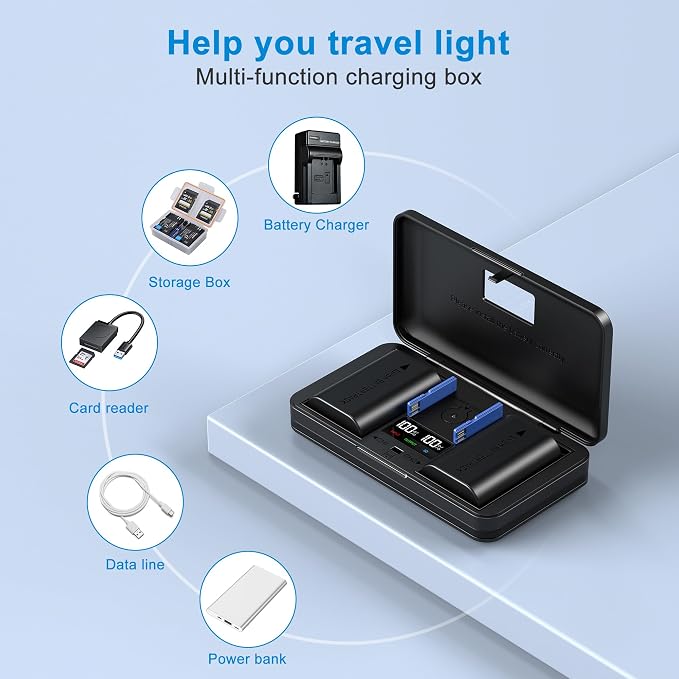LP-E17 Camera Battery Multifunctional Charger Set Compatible - Image 3