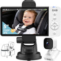 GHB Wireless Baby Car Camera 5" HD, 3500mAh Baby Monitor 2000mAh Camera Non WiFi by GHB