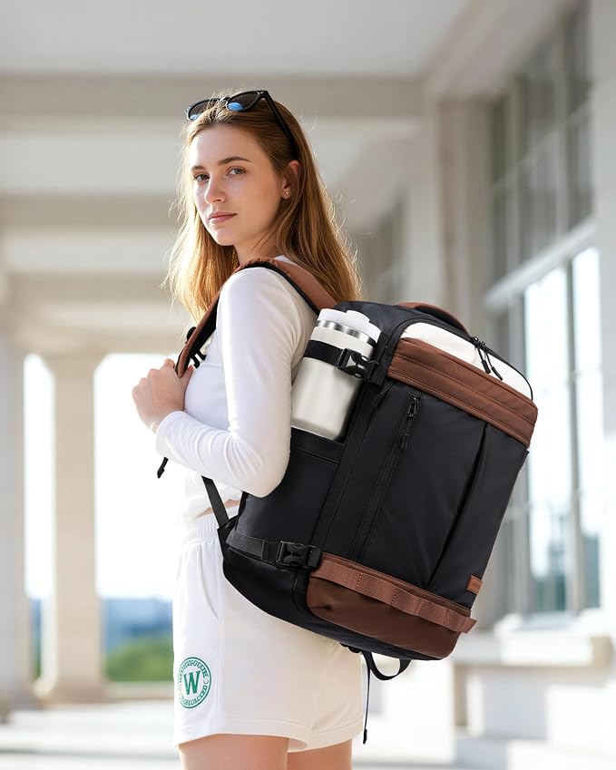LOVEVOOK 40L Travel Backpack for Women Men, Airline Approved Carry On Luggage - Image 2