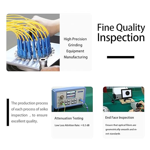 4Pcs 1.5 Meter LC Cable, SingleMode 9/125 Fiber Pigtail - Image 5