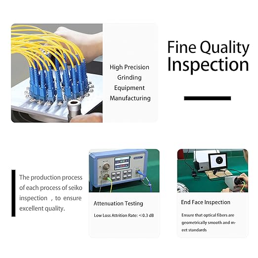4Pcs 1.5 Meter LC Cable, SingleMode 9/125 Fiber Pigtail - Image 5