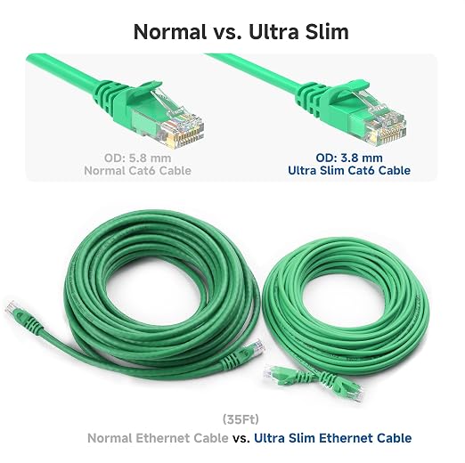 Cable Matters 10Gbps Snagless Cat 6 Ethernet Cable - 50ft - Image 4