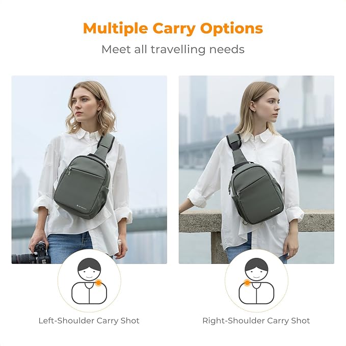 K&F CONCEPT Small Camera Bag for Photographer, Camera Sling Crossbody bag for - Image 6