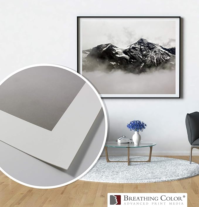 Optica One is a Luxurious 300 gsm Smooth Matte Fine Art Inkjet Paper Featured in a 24"x40' Roll; Its Bright White Color Makes It Ideal for Black and White and Color Prints.