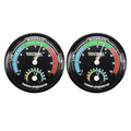 WACOOL Mini Analog Thermometer Hygrometer 2 Pack, Dial Temperature Humidity by WACOOLREPTILE