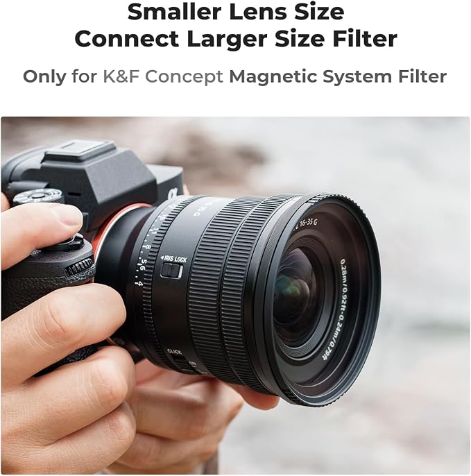 K&F CONCEPT 67-77mm Magnetic Filter Adapter Ring, - Image 2