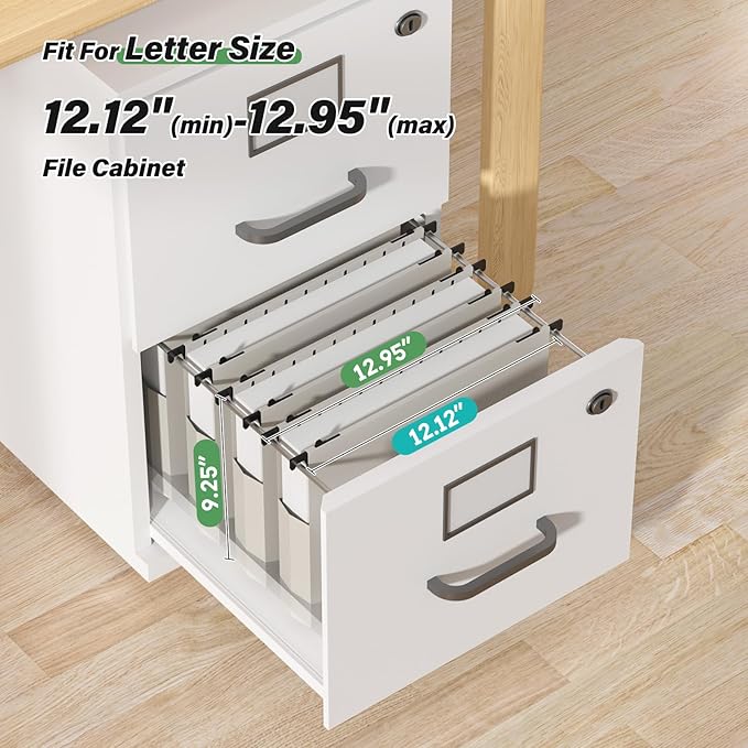 Ansook Plastic Expanding Hanging File Folders,12 Pack Reinforced Extra Capacity Hang Folders,Letter Size,Accordian Pocket,Heavy Duty 2 Inch Expansion,Hanging Folder Organizer for Office Home,Grey