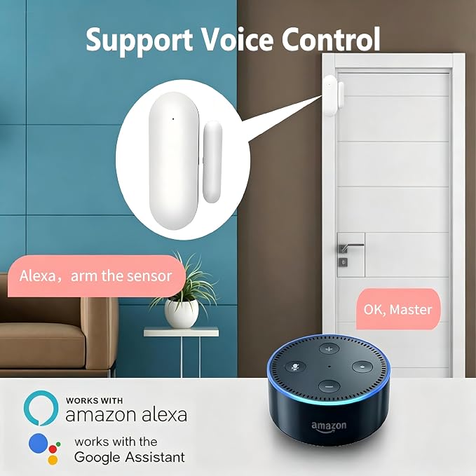 Smart WiFi Door and Window Sensor – Wireless Magnetic Contact Sensor - Image 7