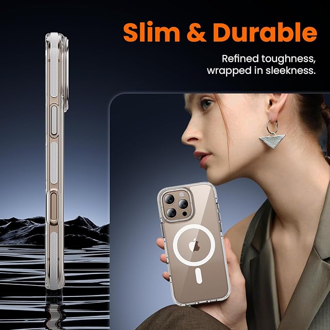 toushion 3 in 1 for iPhone 16 Pro Case Clear - Image 7