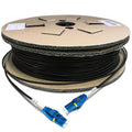 500 Feet Uniboot LC to LC Outdoor Armored Fiber Patch Cable, Low Friction by Bangun