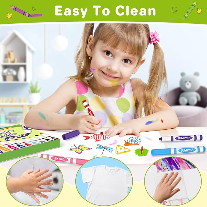 Jumlys 36 Boxes Washable Markers with 12 Colors, Bulk Color Marker for School Classroom, 432 Count Broad Tip Markers for Kids, Classroom Must Haves