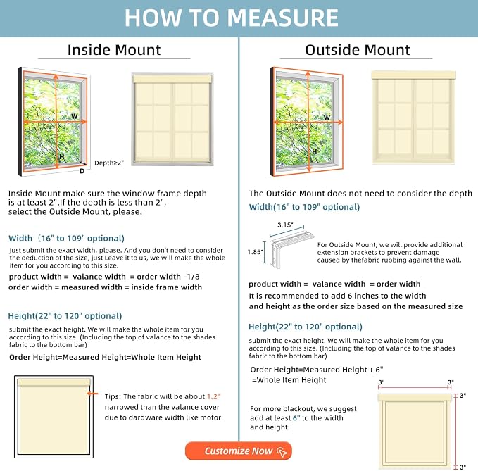 SmartWings Motorized 100% Blackout Shades Blinds, Custom Size, Cordless Window - Image 7