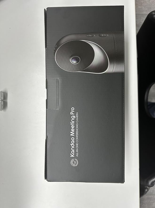 KanDao Meeting Pro - 360 Video Conference Camera, 4-in-One AI Smart Tracking Video Conferencing System, Works on Microsoft Teams, Zoom, Google Meet, Skype etc, Hybrid Meeting Room Zooming Camera