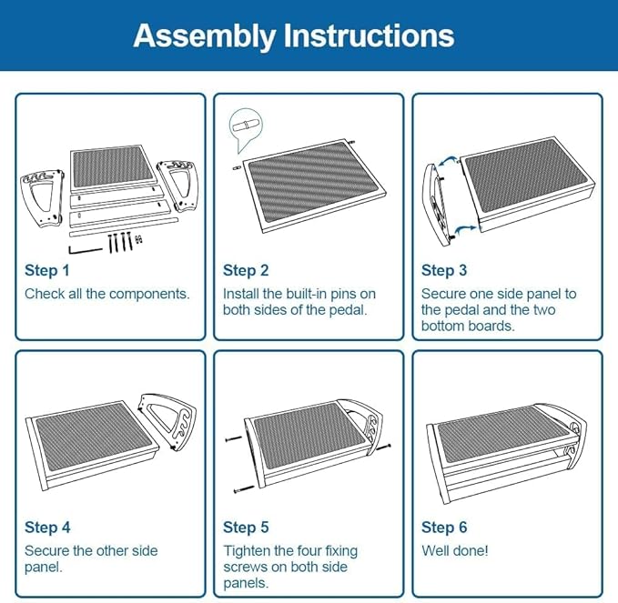 StrongTek Ergonomic Under Desk Footrest, 3 Adjustable Heights Wooden Office Footrest, Large Anti-Slip Surface, Improves Posture and Blood Circulation, up to 400lbs (Natural)