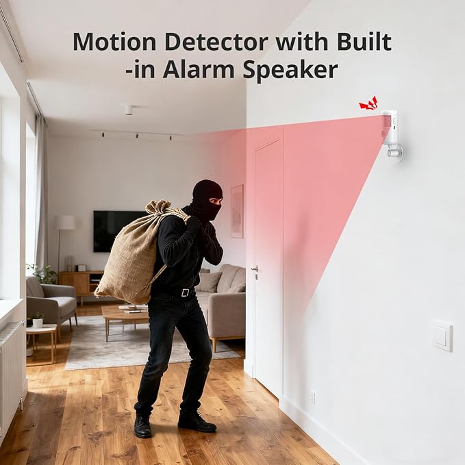 Alarm System for Home Security, 20-Piece WiFi+4G Home Alarm DIY Kit, SOS Button - Image 6