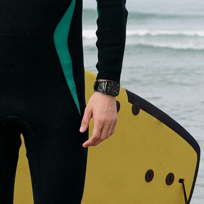 Nereides Compatible with Apple Watch Band Ultra 3/2/1, Nylon Sports Strap with - Image 4