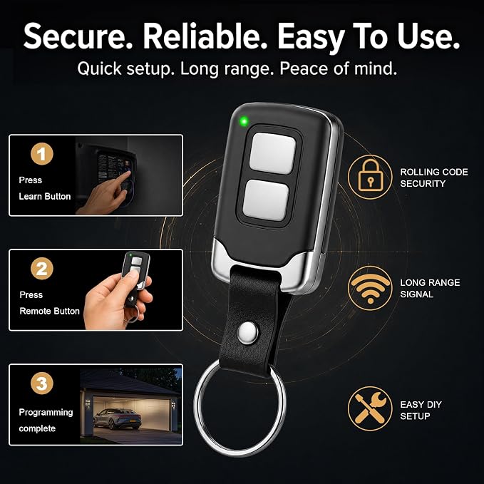 Garage Door Opener Remote for LiftMaster Chamberlain Craftsman Garage Door - Image 6