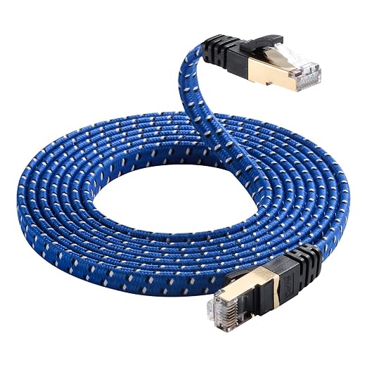 DanYee Cat 7 Ethernet Cable, Nylon Braided 66ft CAT7 High Speed Professional - Image 6