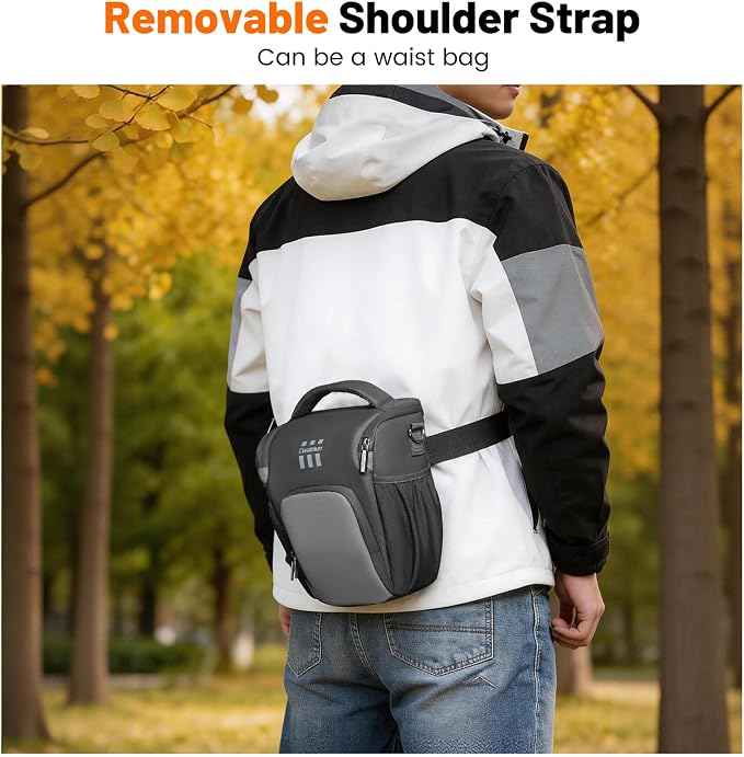 Cwatcun Camera Sling Bag Small, Compact DSLR Waterresistant Shoulder Bag - Image 6