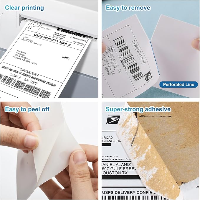 9527 Product 4x6 Direct Thermal Shipping Labels - Image 4