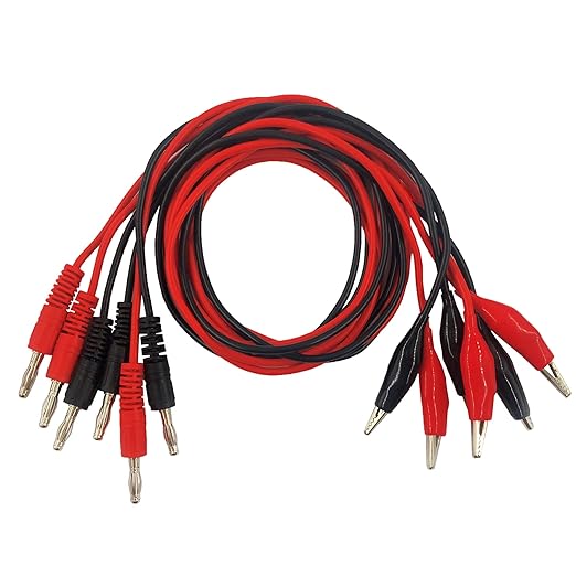 MCIGICM TL-16 Banana to Large Alligator Test Lead Set by MCIGICM
