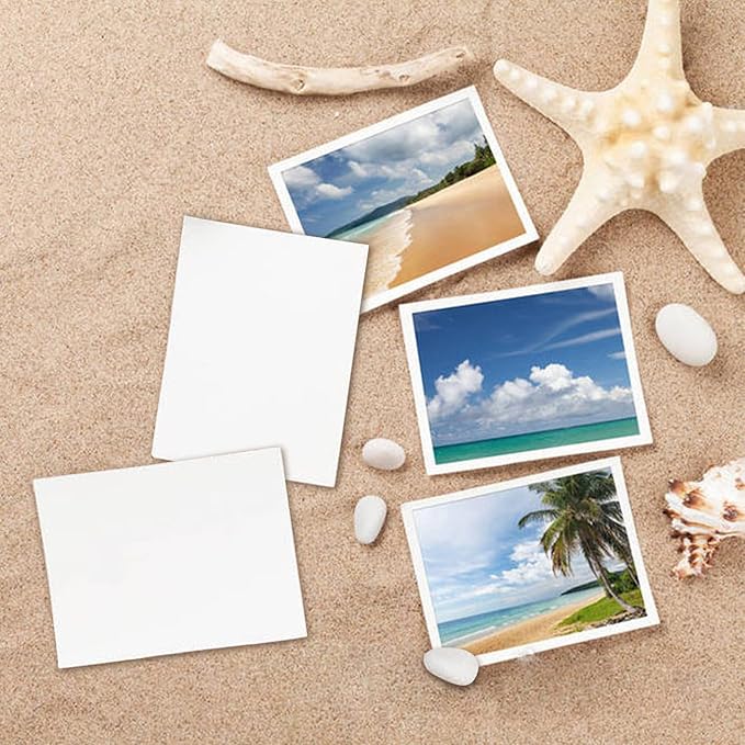 300 Pack White Blank Cardstock 5x7 Thick Paper，Goefun 80lb Flat Cards Stock Printer Paper for Invitations, Postcards, Photos, DIY Card Making