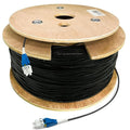 500 Meters Uniboot LC to LC Outdoor Armored Fiber Patch Cable, Low Friction by Bangun