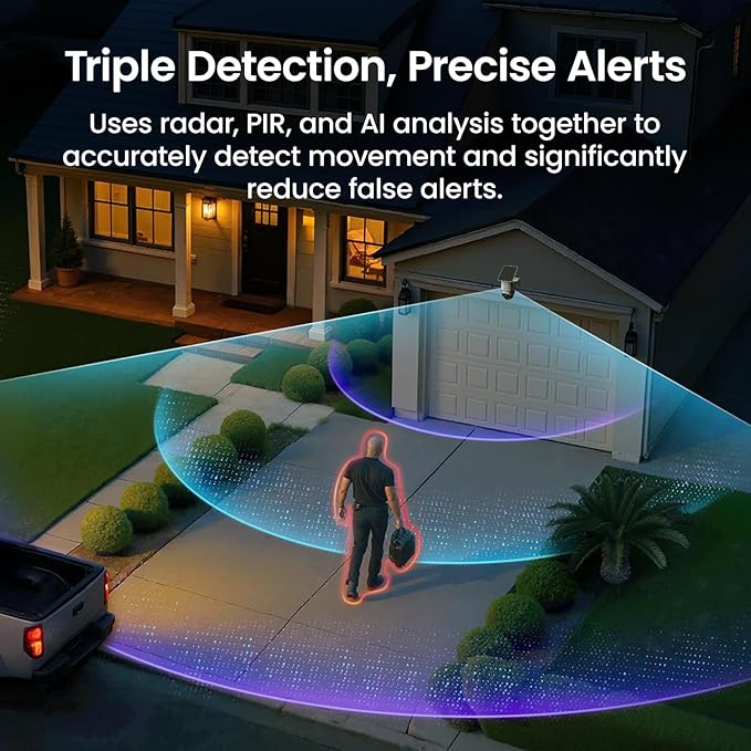 aosu T2 Ultra 4K Security Cameras Wireless Outdoor, 6 Cam Kit, Smart Home - Image 6