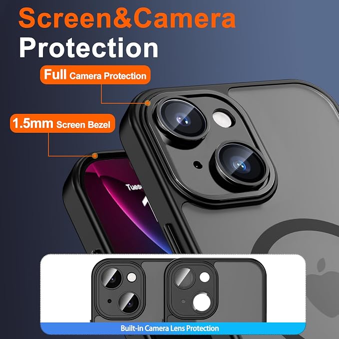 for iPhone 14 Case with Privacy Screen Protector and Camera Protection - Image 6