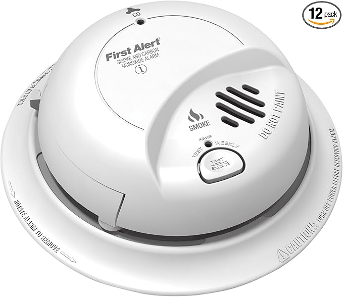 First Alert BRK SC9120B-12 Hardwired Smoke and Carbon Monoxide Detector by FirstAlert