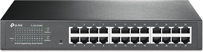 TP-Link 24 Port Gigabit Switch Easy Smart Managed Plug & Play Desktop/Rackmount by TP-Link
