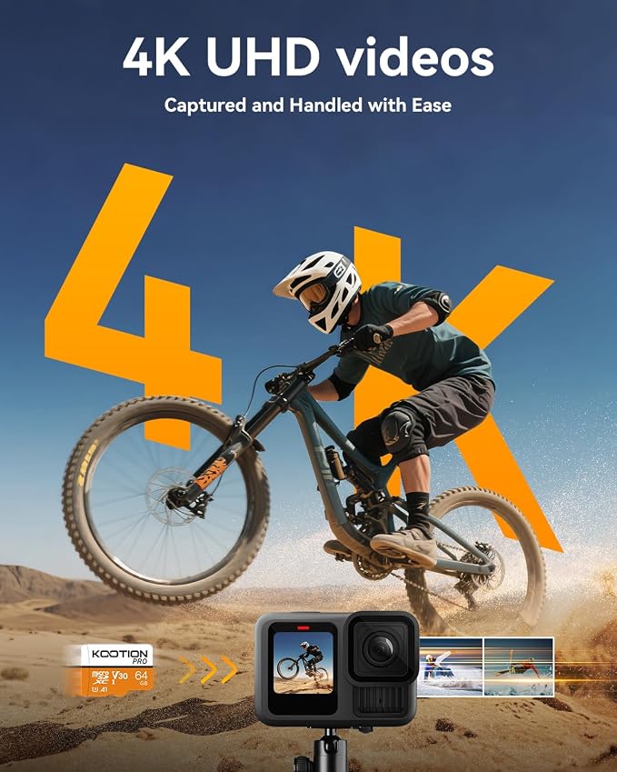 KOOTION Micro SD Card 64GB UHS-I microSDXC Flash Memory Card - Image 3