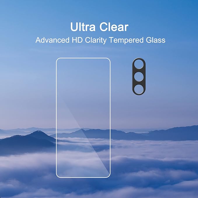 Ailun Screen Protector for Galaxy S23+/ S23 Plus 3Pack + 3Pack Camera Lens - Image 4