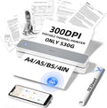 iDPRT MT610Pro Portable Thermal Printer, 300DPI HD Mobile-Travel-Printers by iDPRT