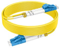 15m OS2 LC to LC Single Mode Fiber Patch Cables, Options 7inch~1000ft, Fiber by RamboCables