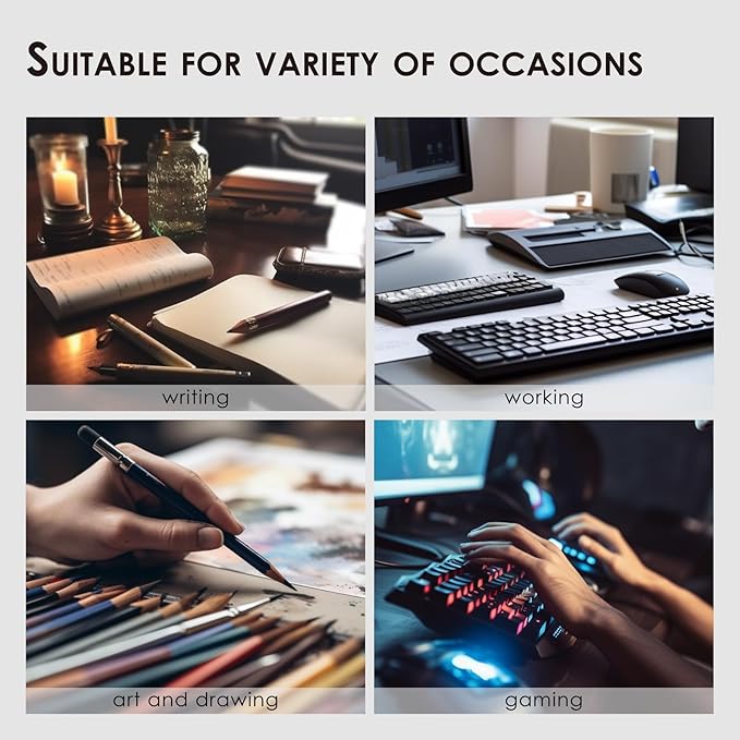 Cork Desk Mat - Dual-Sided Desk Pad for Office and Home - Desk Organization and Accessories - Ideal for Large Mouse Pad and Desk Mats on Top of Desks(Gray,27.6"x 13.8")