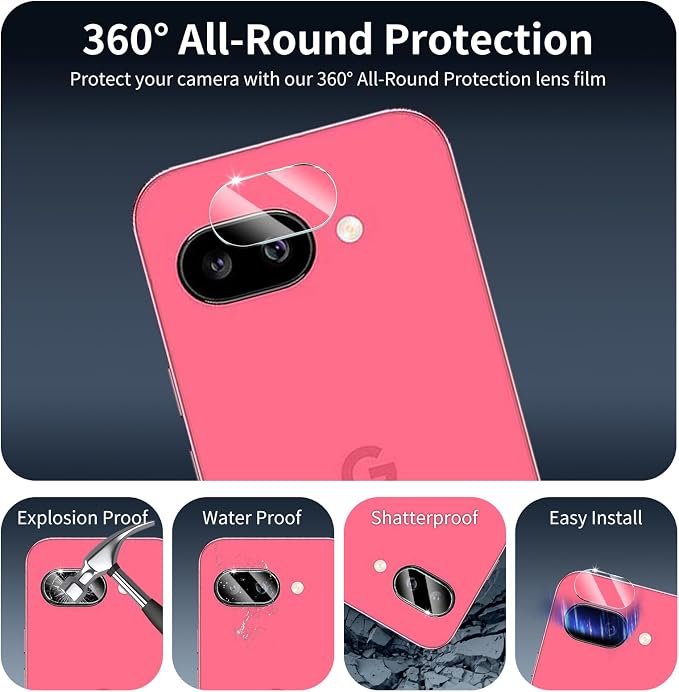 3+3+1-Pack, Privacy Screen Protector and Camera Lens Protector - Image 6
