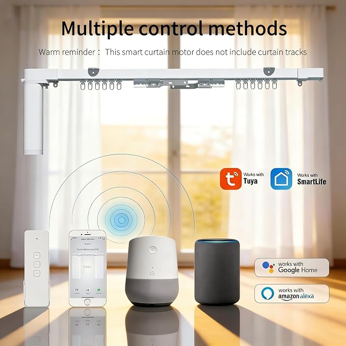 Wifi Motor with Plug for Smart Curtain Track System, Automatic Ceiling Curtain - Image 8