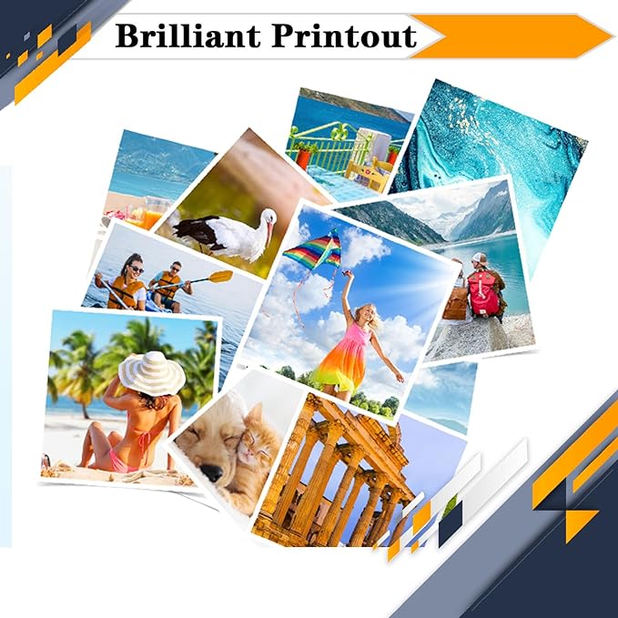 PG-260XL CL-261XL PG260 PG-260 CL261 CL-261 Ink Cartridges, Compatible for Canon TS6420a TS6420 TR7020a TR7020 TS5320 All in One Printers【High Print Volume with Chip Black*2