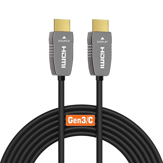 RUIPRO 8K HDMI Fiber Optic Cable CL2 Rated 40 Feet 48Gbps 8K60Hz 4K120Hz by RUIPRO-ProfessionalQualityVideoandAudioYouCanSeeandHear